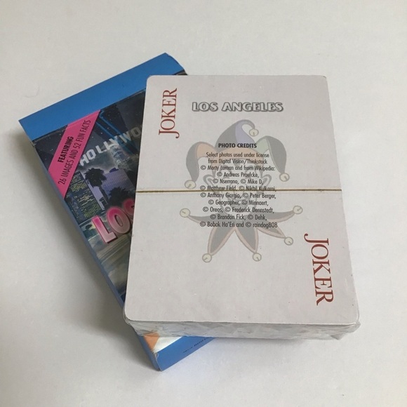 Los Angeles CA Playing Cards NEW SEALED 2014 City Scenes With 52 Fun Facts Retro - Picture 4 of 6